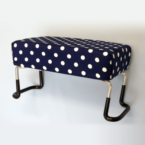Floor chair (zaisu) polka dot pattern