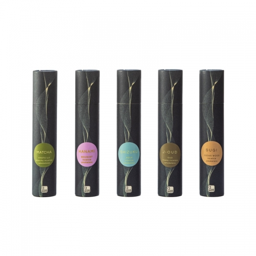 STICK INCENSE (MATCHA, HANAMI, SHIZUKU, j-OUD, SUGI)