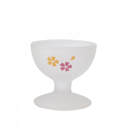 GLASS Rice Cup White