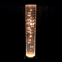 LED Crystal Candle Champagne SM.