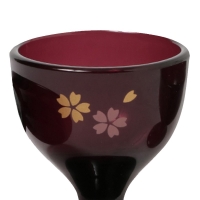 GLASS Water Cup Purple