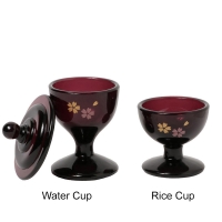 GLASS Water Cup Purple