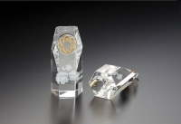 Crystal SGI Logo Bottle